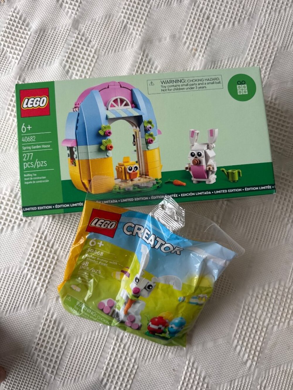 Lego 40682 Spring Garden House Set Limited Edition w Bonus Easter Bunny Legos